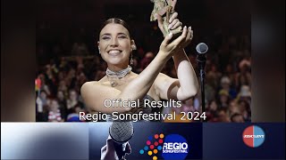 The Official Results  Regio Songfestival 2024 [upl. by Annahsar]