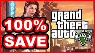 GTA V 100 Save Game HOW TO Download and Install [upl. by Jacobs912]