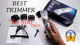 Kemei Trimmer Unboxing KM27C Rechargeable Professional [upl. by Nagel]