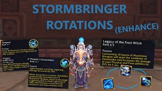 Enhancement Shaman Stormbringer Rotations [upl. by Jillayne790]