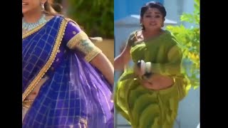 Tamil Serial Actress Preethi Saree Rare Navel [upl. by Rockwood]