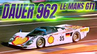 DAUER 962 LM GT1 El RETORNO de PORSCHE a LE MANS [upl. by Gaskill]