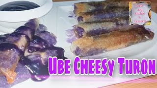 Ube Cheesy Turon  Business idea  Budget Friendly Recipe [upl. by Xela355]