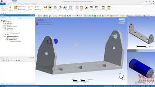 ANSYS workbench  09 Mesh Copy [upl. by Neirod]