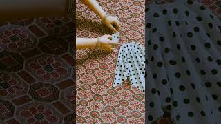 Very easy Handkerchief Baby Frock Cutting stepbystep✂️✂️💞💕💫💫💃 [upl. by Aneba478]