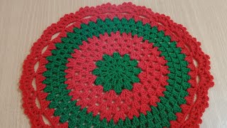 crochet table runner new design  crochet doily patterns HandworkWithSamina339 [upl. by Harms]