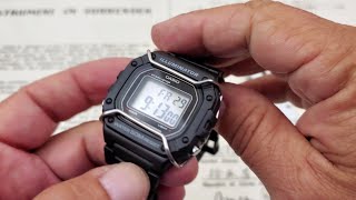 Casio W218 H Bull bar install [upl. by Oflodor]