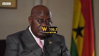 Ghana president His Excellency Nana Akufo Addo been interviewed on Ghana Economy at BBC news [upl. by Rebna]