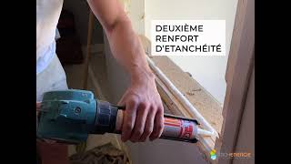 Les étapes dune pose de fenêtre PVC en rénovation par Archenergie [upl. by Alimhaj]