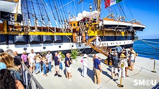 Tour of the Amerigo Vespucci Offers a Glimpse into Italian Maritime Heritage at Port of Los Angeles [upl. by Aziza]