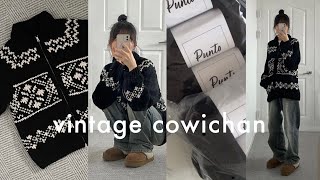 knitting  귀여움은 추위도 이긴다  vintage cowichan sub [upl. by Noied]