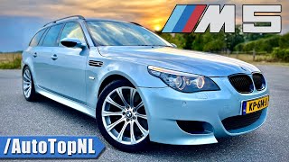 BMW M5 E61 V10 Touring 337kmh REVIEW on AUTOBAHN by AutoTopNL [upl. by Aeneas]