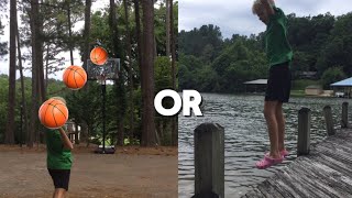 Make the Trick Shot… OR Jump in the Lake intense [upl. by Llirrem537]