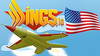 Wingsio American Flag Multiplayer Online Shooting Game Similar to AgarioSlitherio [upl. by Llien373]