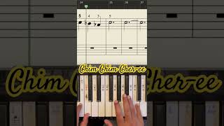 Chim Chim Cheree piano sheetmusic music [upl. by Kezer]