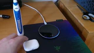 How to charge your electric toothbrush using a wireless charger [upl. by Eaneg]