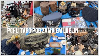 Pchli Targ pod Zamkiem Lublin 24 Listopad 2024 starocie giełda skarby antyki fleamarket Lublin [upl. by Sprung813]