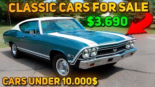 20 Flawless Classic Cars Under 10000 Available on Craigslist Marketplace Perfect Classic Cars [upl. by Sammer233]