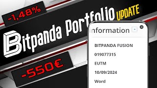 Bitpanda Portfolio Update  Neue Bitpanda Trademark quotBitpanda Fusionquot [upl. by Lauryn887]