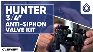 Hunter AntiSiphon Valve Kit for Drip Zones [upl. by Trip668]