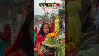 Chhath pooja mahaparv 2024 mini vlog ❤️✨ shorts ytshorts [upl. by Anived]