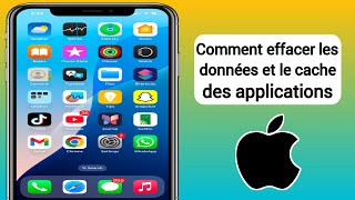 Comment effacer les données dapplication sur iPhone  Comment vider le cache sur iPhone [upl. by Rubie]