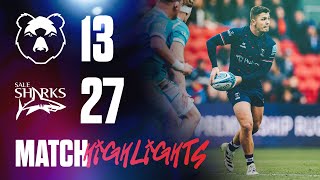 SHARKS TAKE THE WIN AT ASHTON GATE  Highlights Bristol Bears vs Sale Sharks [upl. by Rocray]