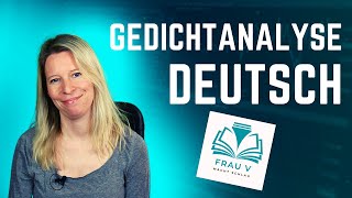 Gedichtanalyse Deutsch Oberstufe [upl. by Gaulin]