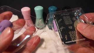 Unboxing amp review  essence nail art STAMPY set  Part 1 of 3  English [upl. by Asta306]