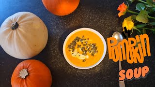 Pumpkin spicy soup 🍲 😋 🎃 The best this season [upl. by Yelime711]