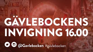 Livesändning av Gävlebockens invigning 3 december 2023 [upl. by Vasileior]