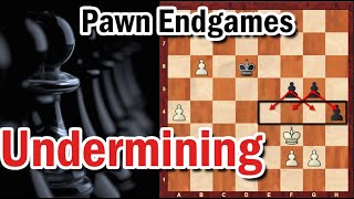 Pawn Endgames  Undermining [upl. by Inram]