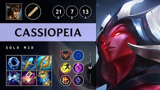 Cassiopeia Mid vs Smolder Triple Kill Dominating  EUW Grandmaster Patch 1420 [upl. by Ikkin]