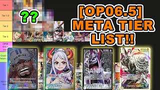 OP06 OP065 Meta Tier List amp Discussion  One Piece TCG [upl. by Arivle]