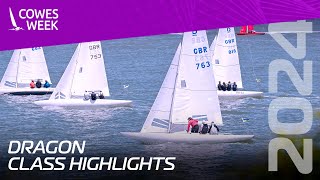 Dragon Class  Day 1 Start  Cowes Week 2024 [upl. by Ozneral]