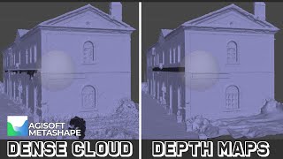 Dense Cloud VS Depth Maps  AGISOFT METASHAPE  Noob Tips [upl. by Bevon195]