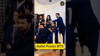 Aafat poster bts aafat shooting scenes laibakhan aliabbas hibaaziz shorts ytshorts [upl. by Annahael]