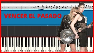 HAASH  Vencer el Pasado  Piano Tutorial  Midi [upl. by Kaila]