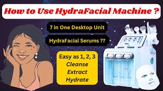 What is a Hydrafacial Machine Step by step guide  hydrafacial at parlour  hydrafacial skincare [upl. by Adnoma]