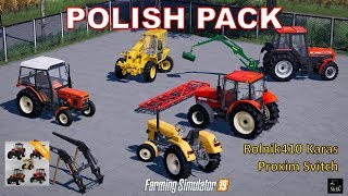 FS19  Mod Contest Polish pack by Rolnik410 Karas Proxim Svitch  presentazione mod [upl. by Milore]