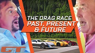 Epic Lamborghini Aventador NSX and Rimac Drag Race  The Grand Tour [upl. by Billat572]