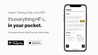 Honeoye FallsLima Central School District App [upl. by Ellett]