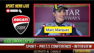 Moto Gp Marquez trionfa in Australia Secondo Martin terzo Bagnaia interview [upl. by Nonnaer395]