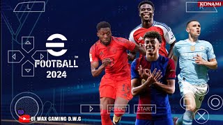 eFootball PES 2024 PPSSPP Original English PS5 Camera New 2425 kits HD Graphics [upl. by Uri87]