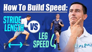 How To Build Speed Stride Length vs Leg Speed howtorunfaster sprintingmechanics [upl. by Ellerehc890]