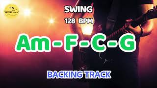 Swing Backing Track A Minor  Am F C G  TN Backing Track [upl. by Aitercul]