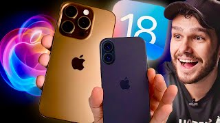 FINALMENTE OFICIAL iPhone 16 e iOS 18 ESTÃO CHEGANDO [upl. by Dyob]