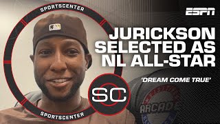 Padres Jurickson Profar reacts to MLB AllStar selection 🔥  SportsCenter [upl. by Nodal]