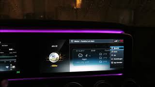 Mercedes Benz Apps und Connect im Comand Online der EKlasse 2017 [upl. by Nylecoj22]