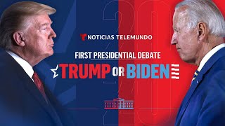 The First 2020 Presidential Debate Joe Biden amp Donald Trump Full Debate  ENGLISH [upl. by Anujra]